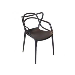 Cadeira Allegra Sala De Jantar Cozinha Quarto área Externa Preto Ordesign