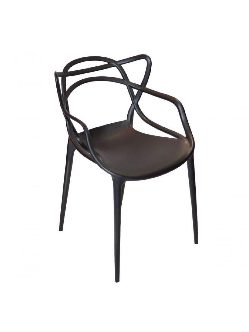 Cadeira Allegra Sala De Jantar Preto Ordesign