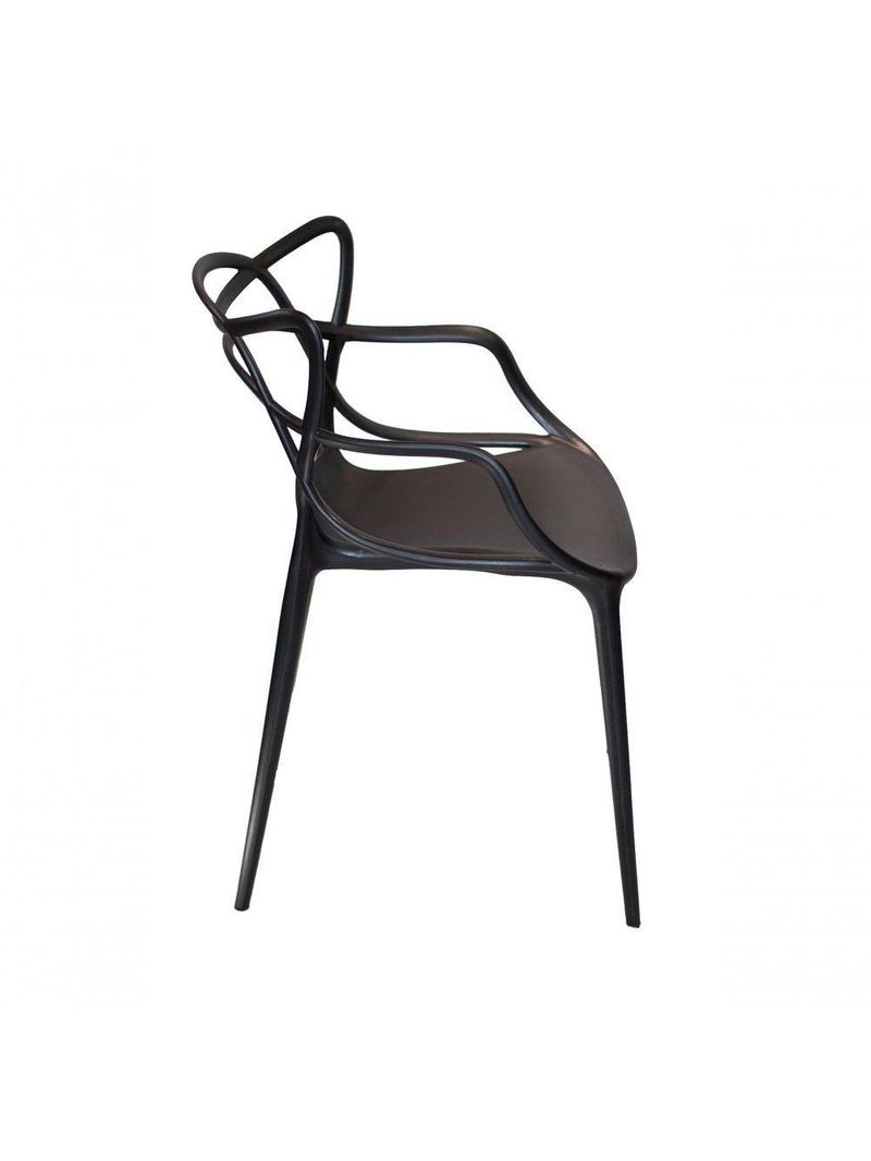 Cadeira Allegra Sala De Jantar Preto Ordesign