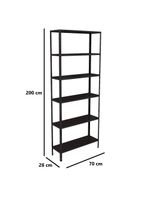 Estante Aço 6 Prateleiras Eaf013 Preto