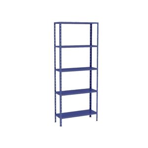 Estante Aço 5 Prateleiras Livros Cozinha Quarto Eaf014 Azul