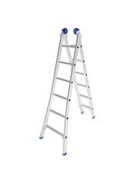 Escada de Alumínio Extensiva 2 x 6 Degraus 197 x 309 Metros MOR