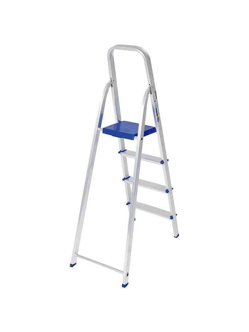 Escada Doméstica de Alumínio 4 Degraus MOR