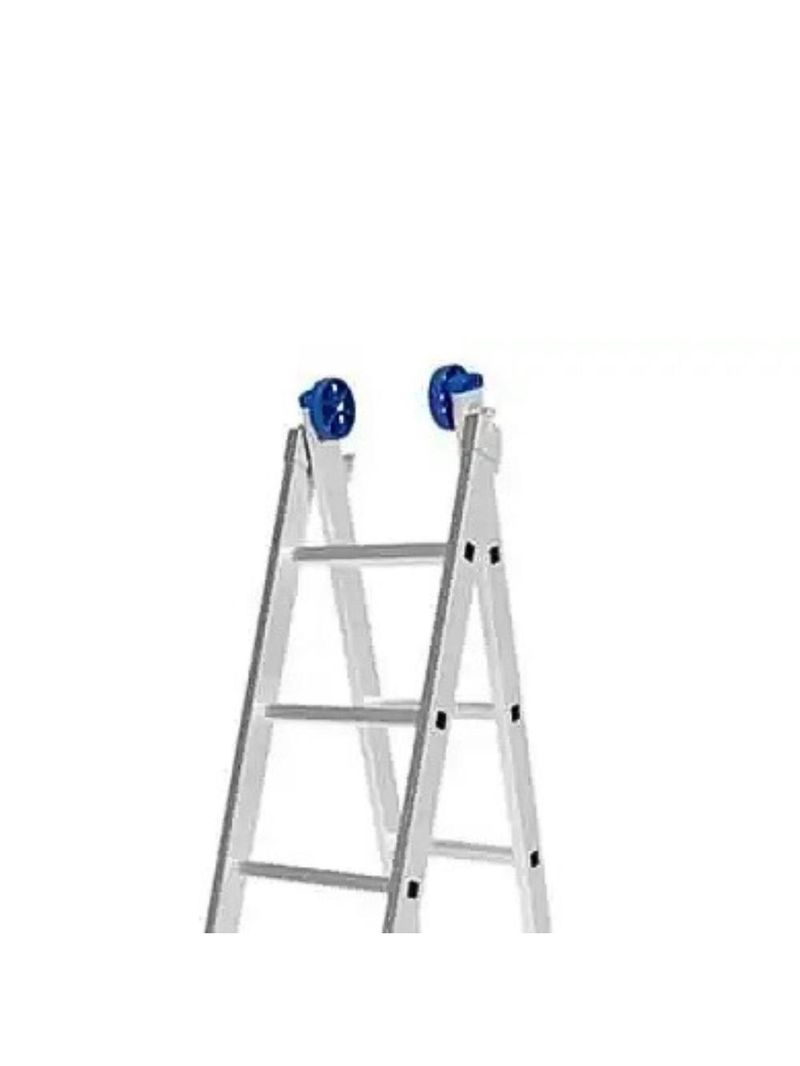 Escada de Alumínio Extensiva 2 x 8 Degraus 2,53 x 4,21 Metros MOR