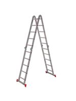 Escada Alumínio Articulada 20 Degraus 5,23 M 13 Posições EVALD