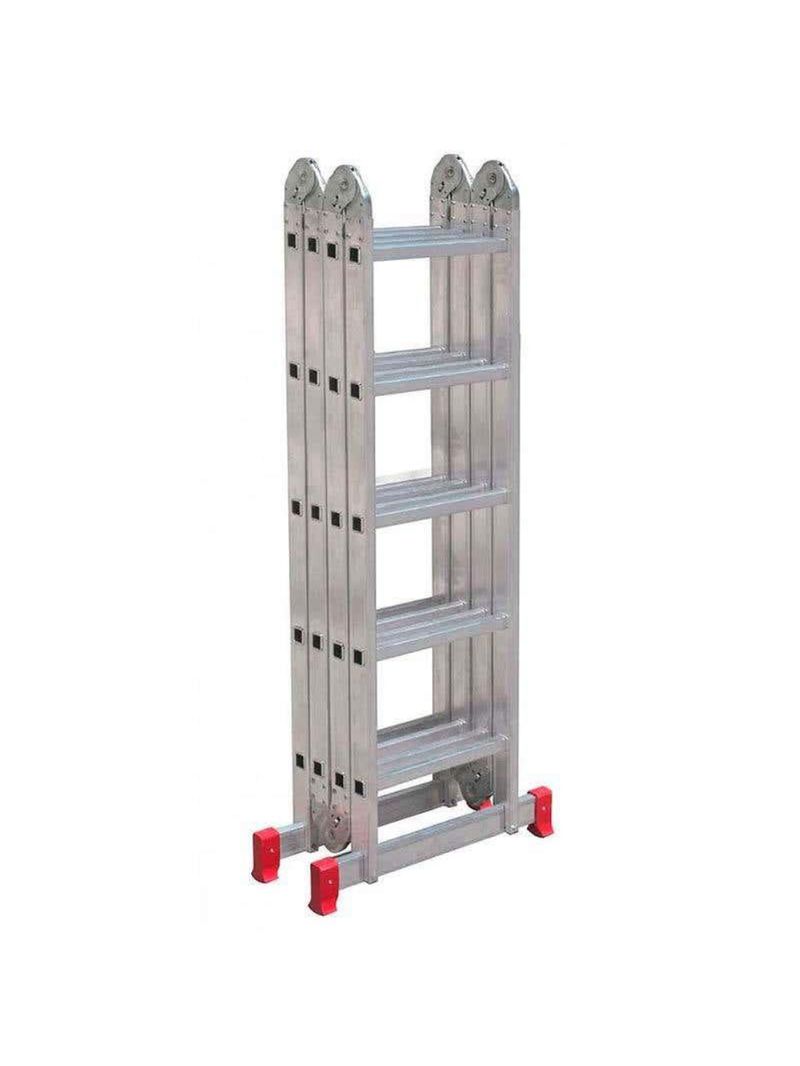Escada Alumínio Articulada 20 Degraus 5,23 M 13 Posições EVALD