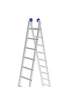 Escada de Alumínio Extensiva 2 x 9 Degraus 2,81 x 4,50 Metros MOR
