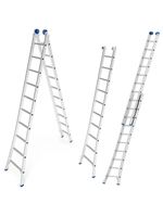 Escada de Alumínio Extensiva 2 x 10 Degraus 3,09 x 5,05 Metros MOR