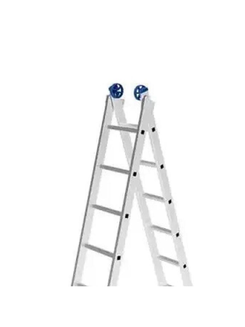 Escada de Alumínio Extensiva 2 x 12 Degraus 3,65 x 6,17 Metros MOR