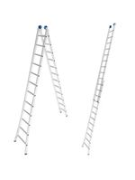 Escada de Alumínio Extensiva 2 x 12 Degraus 3,65 x 6,17 Metros MOR