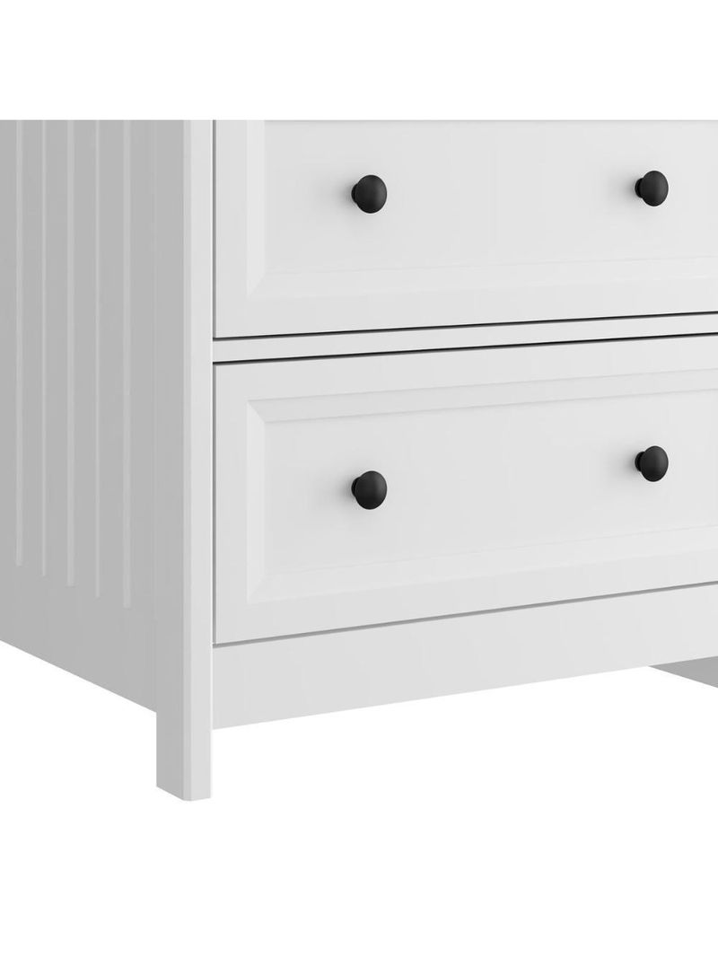 Cômoda 6 Gavetas Com Divisoria Ditália Dm-217 Branco