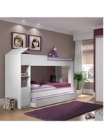 Beliche Cama Aux C/ 3 Colchões Ditália Treliche Cm-15