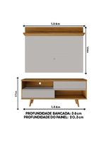 Conjunto Para Sala Rack E Painel De Tv