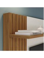 Estante Home Nt1335 Para Tv Até 65" Of White Tx/freijó Trend Notável Móveis Off White Tx/freijó Trend