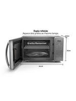 Micro-ondas Panasonic Dupla Refeição 27L  - ST55LMRU 220V