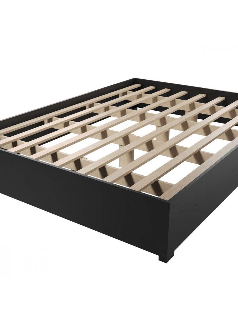 Base Cama Box Casal Imperatriz com Pés – Preto | Viero