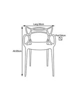 Kit 10 Cadeiras Allegra Sala De Jantar Preto