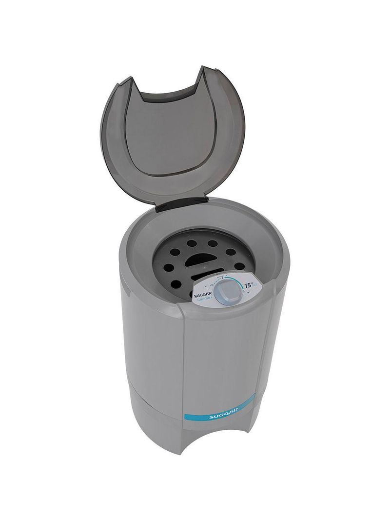 Centrifuga De Roupas Suggar Giromax 15kg Prata CT1502PR 220V