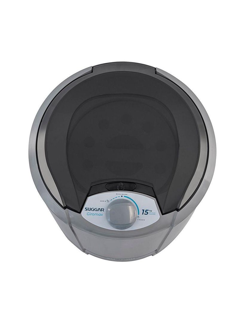 Centrifuga De Roupas Suggar Giromax 15kg Prata CT1502PR 220V