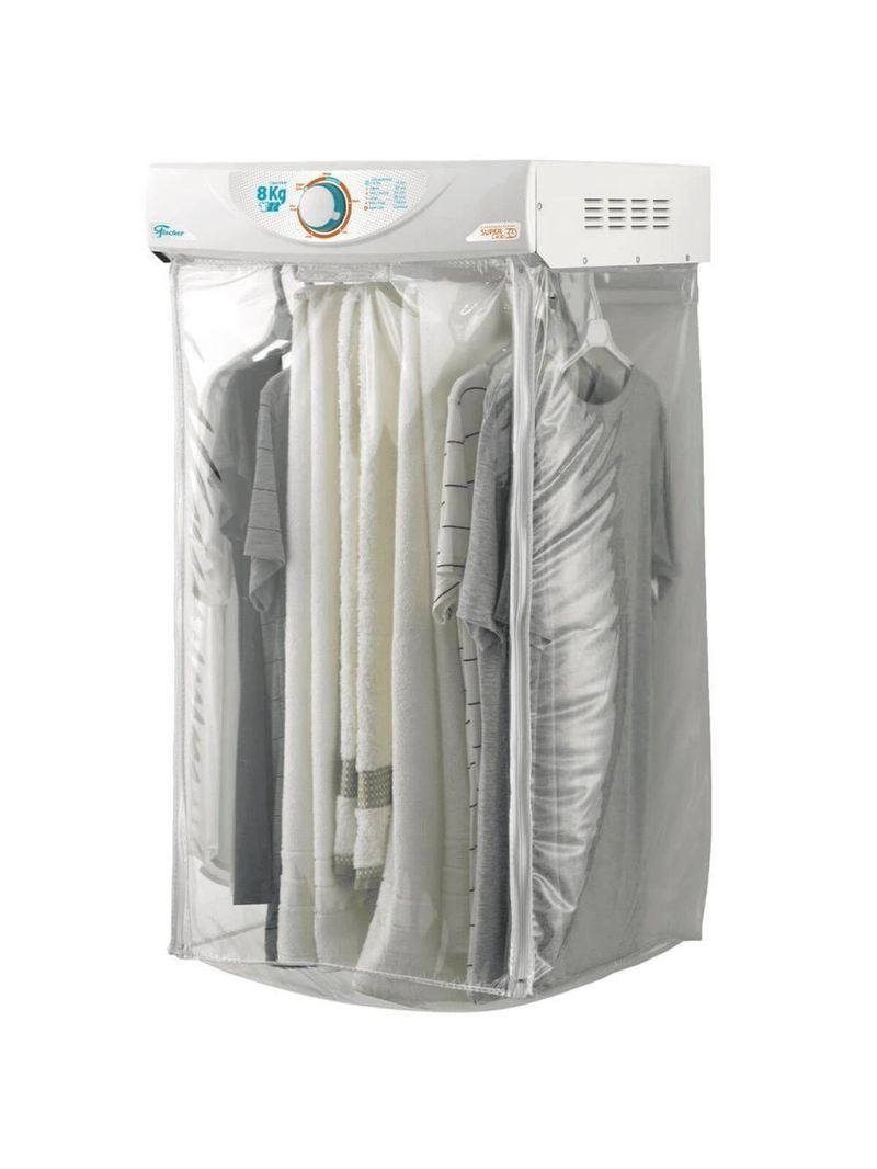 Secadora De Parede Fischer Super Ciclo 8 Kg Com Timer Contínuo Branco 127V