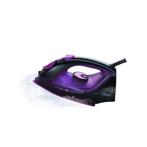 Ferro de Passar a Vapor Cerâmica Preto e Roxo Oster 127v