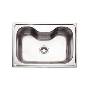 Cuba de Sobrepor 69x49 Cm em Aço Inox com Válvula Tramontina