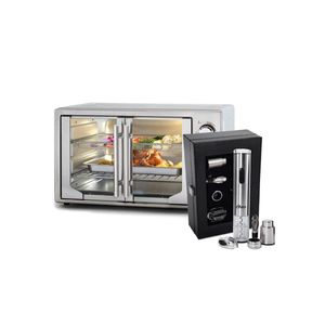 Kit Forno E Fryer French Door Com Kit Para Vinho Oster 220v