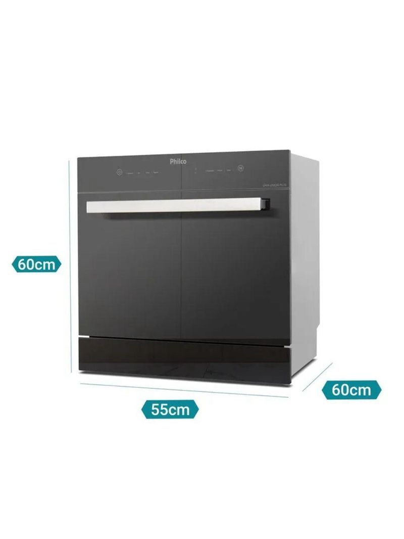 Lava Louças Philco 10 Serviços 6 Opções de Lavagem PLL10 Preto - 110V