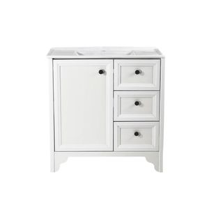 Gabinete Armário Banheiro Ditália C/pia Bn-05 Branco
