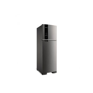 Geladeira Brastemp Frost Free Duplex 400 Litros Inox Com Freezer Control BRM54JKANA 127V