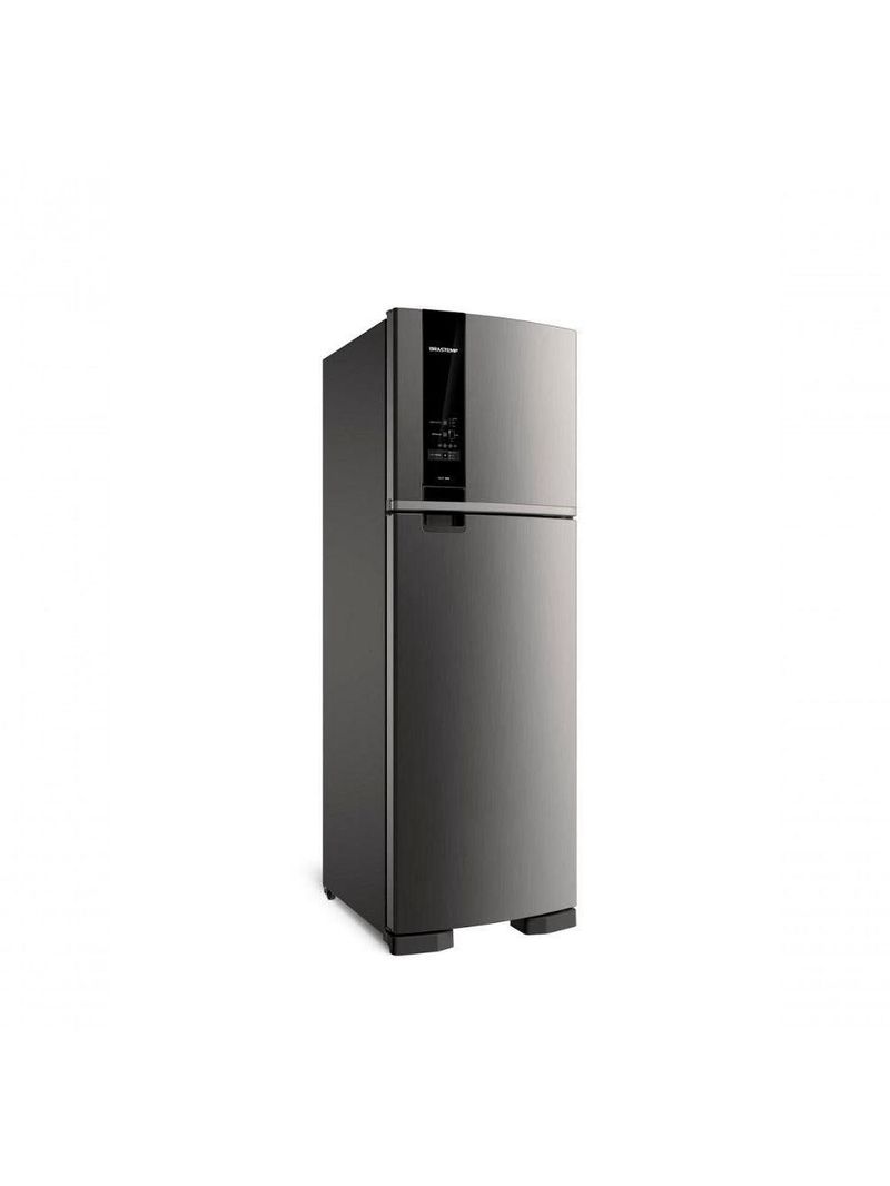 Geladeira Brastemp Frost Free Duplex 400 Litros Inox Com Freezer Control BRM54JKANA 127V