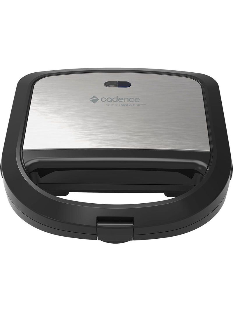 Sanduicheira Elétrica Cadence Toast & Grill Prime Inox 110V