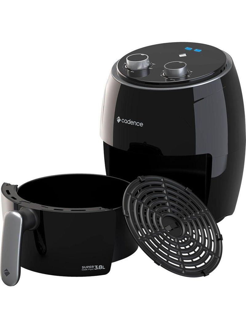 Kit Super Cook Cadence Fritadeira 3,8L Sanduicheira Cafeteira 220V