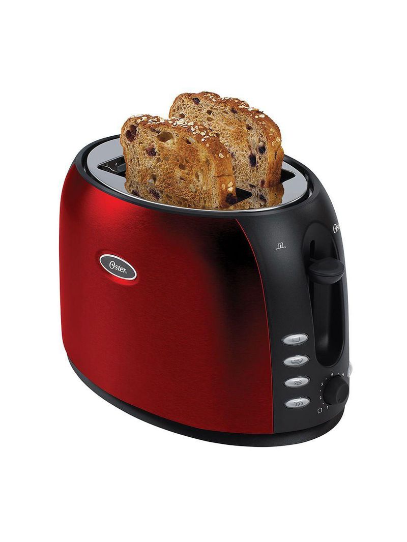 Torradeira Oster de Aço Inox Vermelha – 220V