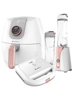 Kit Cadence Dream Rosé Gold - Fritadeira - Blender – Sanduicheira 220V
