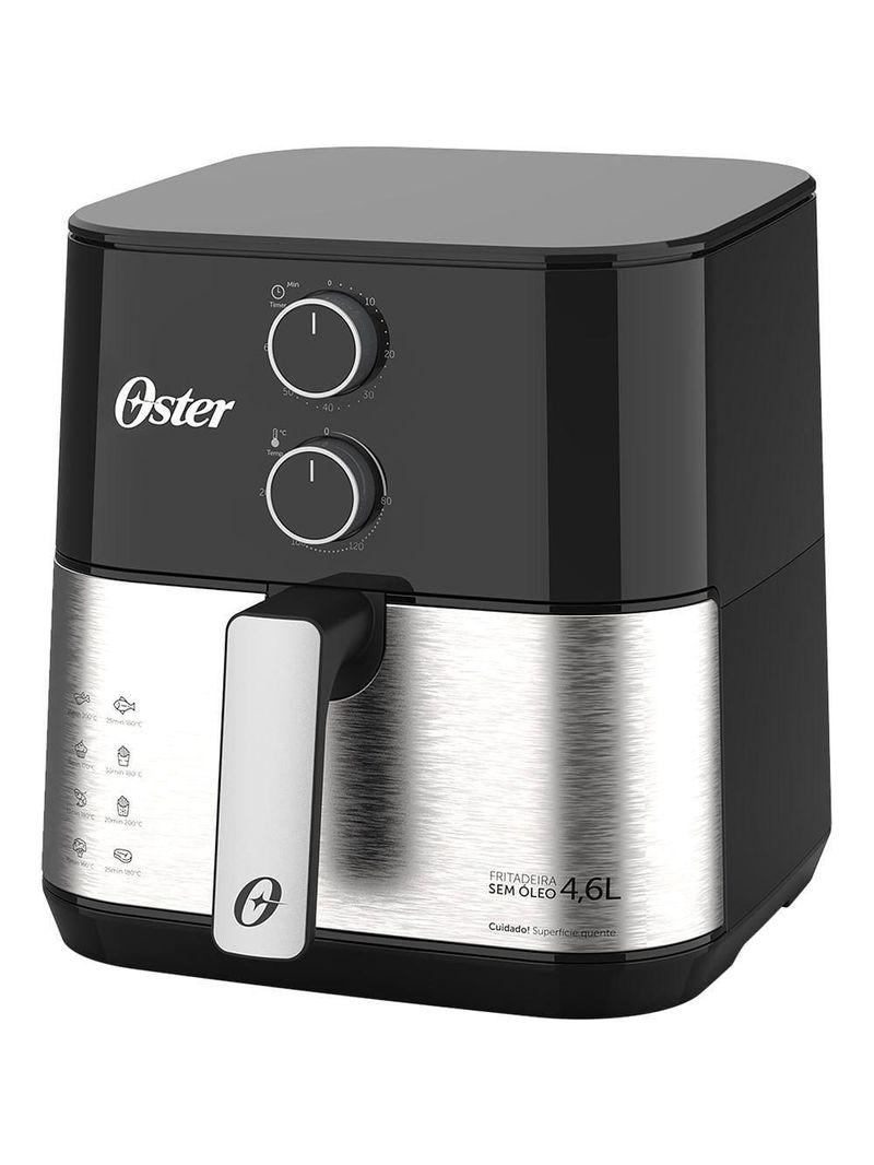 Kit Black Inox Oster Fritadeira Liquidificador Torradeira 110V