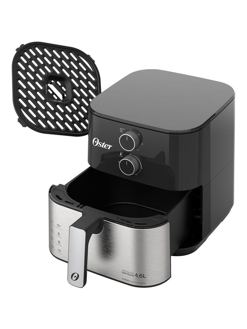 Kit Black Inox Oster Fritadeira Liquidificador Torradeira 110V
