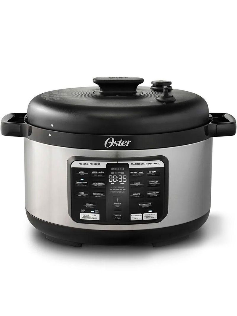 Panela De Pressão Elétrica Multifunções 5,7L Oster 220V