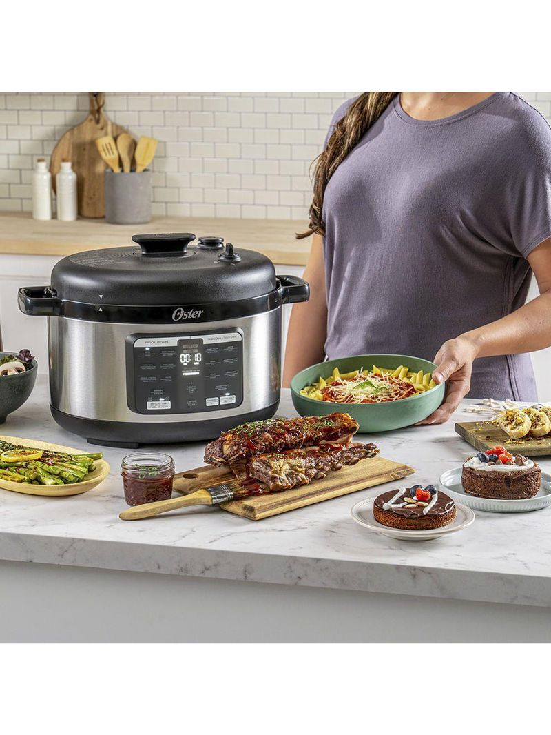 Panela De Pressão Elétrica Multifunções 5,7L Oster 220V