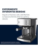 Cafeteira Espresso Oster Nova Primalatte Inox 220V