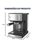 Cafeteira Espresso Oster Nova Primalatte Inox 220V
