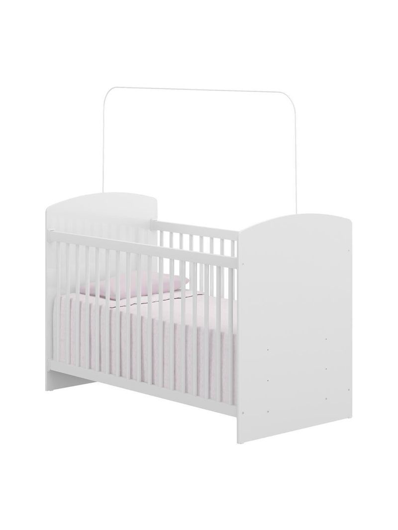 Berço Com Colchão Incluso Certificado Inmetro Olaf Plus Multimóveis Branco Neve