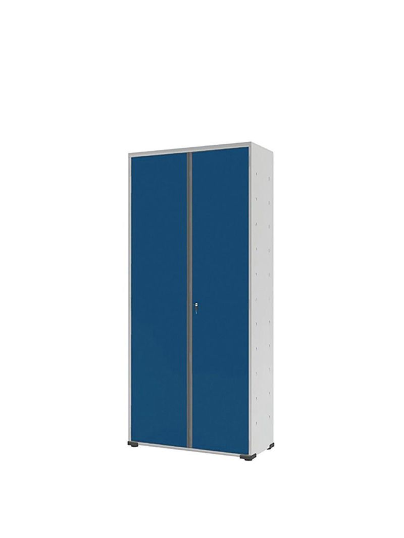 Armário Aço Escritório Fechadura 3 Prateleiras Ea303 Azul