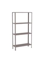 Estante Aço 4 Prateleiras Eaf006 Cinza