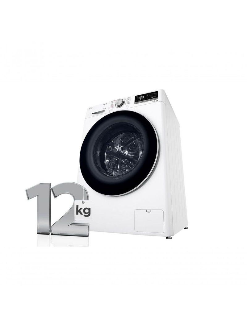 Lava e Seca Smart LG VC4 12kg Branca com Inteligência Artificial AI DD CV5012WC4A – 220V