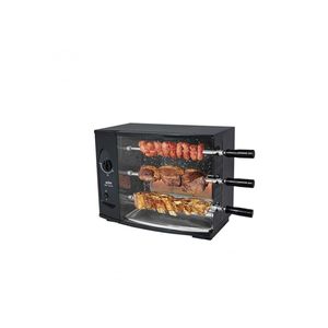 Churrasqueira Rotativa 3 Espetos 56 Cm Acendimento Automático A Gás Glp Aço Vitta Premium - Arke