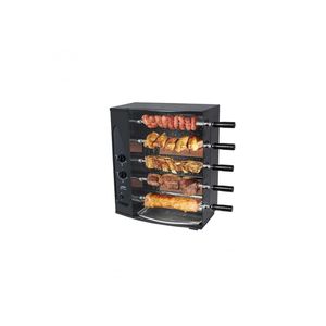 Churrasqueira Rotativa 5 Espetos 56 Cm Acendimento Automático A Gás Glp Aço Vitta Premium - Arke
