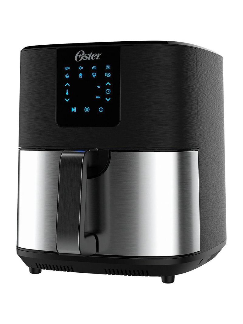 Kit Black Inox Fritadeira E Processador Oster - 220v