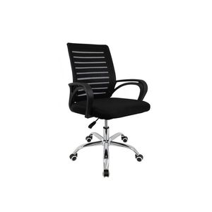 Cadeira De Escritório Giratória Office Zebrada Conthey Preto
