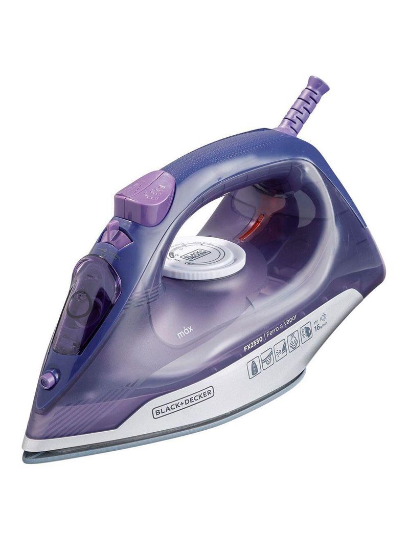 B&d 220 Ferro A Vapor Fx2550 Lilas/branco 220v